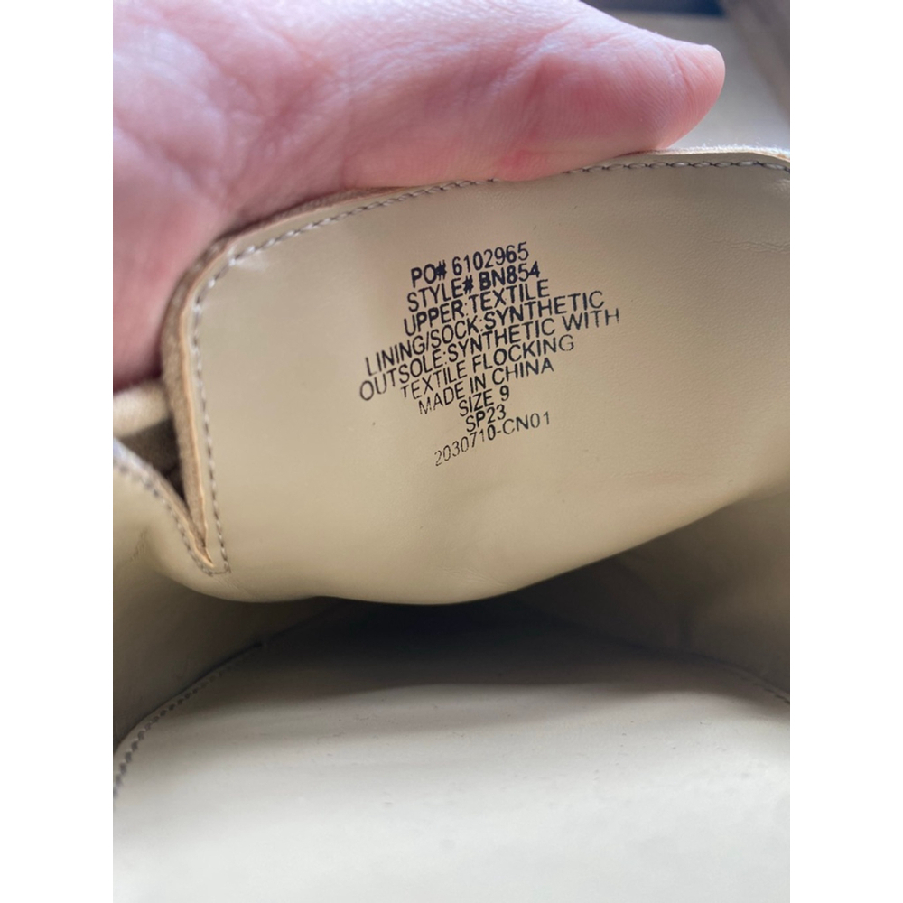 J.Crew Pointed Toe Slip-On Loafers Beige Suede Knotted 9 Preppy Coastal Summer - Picture 6 of 8